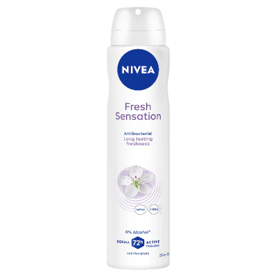 Nivea Fresh Sensation 72Hr Protection Anti-Perspirant Deodorant Aerosol 250ml