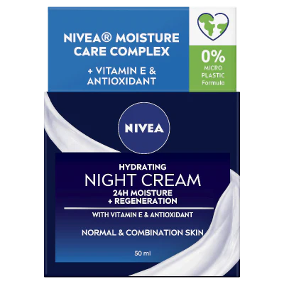 Nivea Normal T& Combination Skin Hydrating Night Cream 50ml