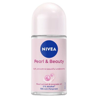 Nivea Pearl & Beauty 72Hr Protection Anti-Perspirant Deodorant Roll On 50ml
