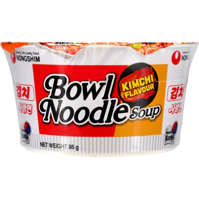 Nongshim Kimchi Flavour Bowl Noodle Soup 86g