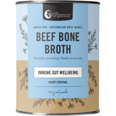 Nutra Organics Hearty Original Beef Bone Broth 125g