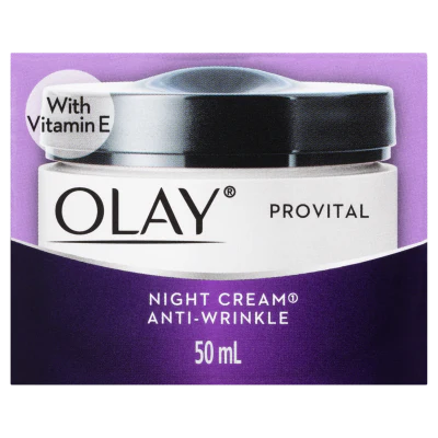 Olay Anti-Wrinkle Provital Night Cream For Mature Skin 50ml