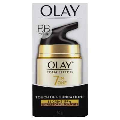 Olay Total Effects 7 In One Touch Of Foundation Moisturiser SPF15 Day Cream g