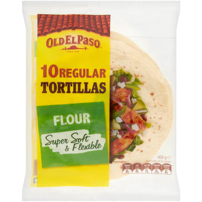 Old El Paso Flour Super Soft & Flexible Regular Tortillas 400g