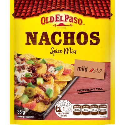 Old El Paso Mild Nachos Spice Mix 35g