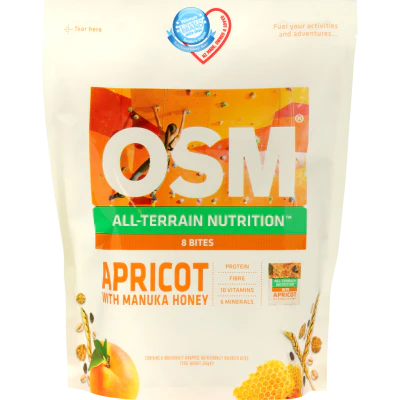 One Square Meal All-Terrain Nutrition Apricot & Manuka Honey Bites 344g