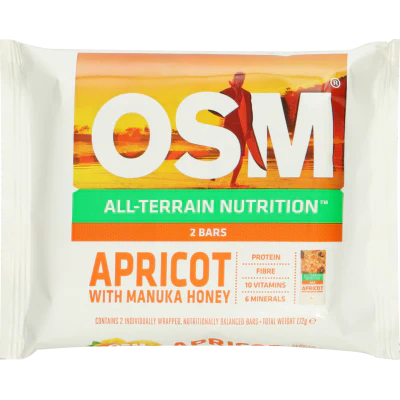 One Square Meal All-Terrain Nutrition Apricot With Manuka Honey Bars 172g
