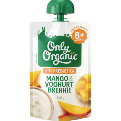 Only Organic Mango & Yoghurt Brekkie 8+ Months 120g
