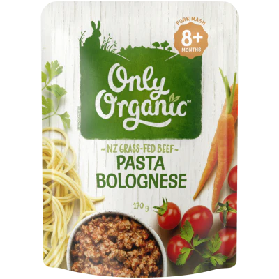 Only Organic Pasta Bolognese 9+ Months 170g