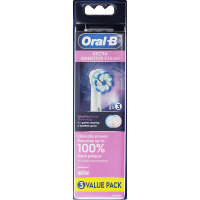 Oral-B Extra Senstivie Electric Brush Heads 3pk
