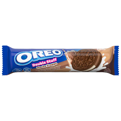 Oreo Double Stuff Mocha Frappe Sandwich Cookies 136g