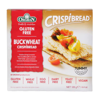 Orgran Gluten Free Buckwheat Crispbread 125g