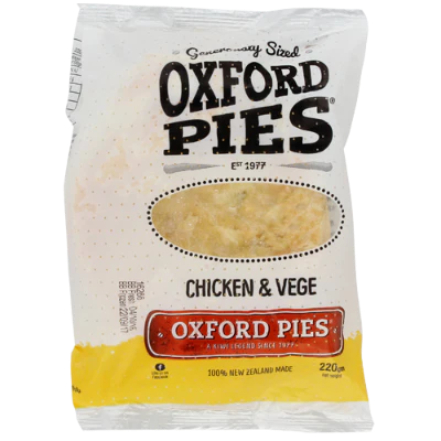 Oxford Pies Chicken & Vegetable Pie 220g