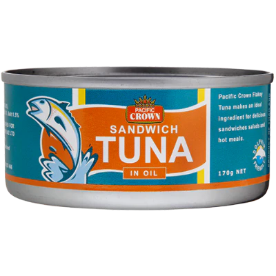 Pacific Crown Sandwich Tuna In Oil 170g