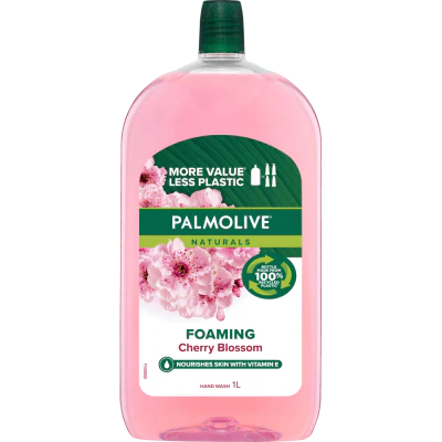 Palmolive Foaming Cherry Blossom Hand Wash Refill 1l