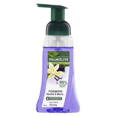 Palmolive Foaming Vanilla & Berry Liquid Hand Wash Pump 250ml