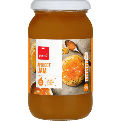 Pams Apricot Jam 450g