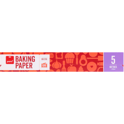 Pams Baking Paper 300mm Wide 5m