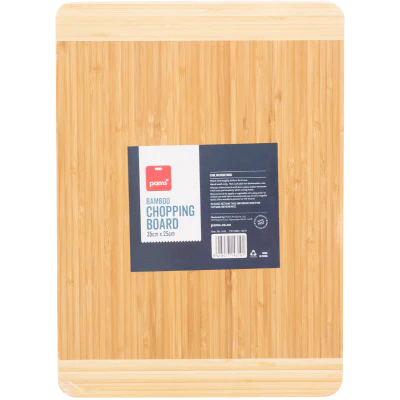 Pams Bamboo Chopping Board 35 x 25cm ea