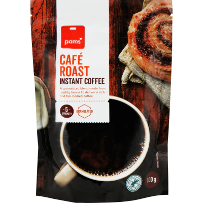Pams Café Roast Instant Coffee 100g