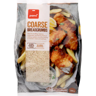 Pams Coarse Breadcrumbs 300g