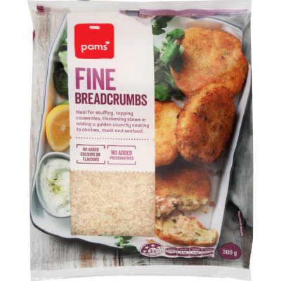 Pams Fine Breadcrumbs 300g