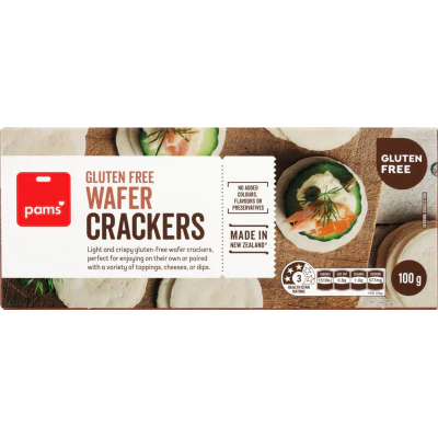 Pams Gluten Free Wafer Crackers 100g