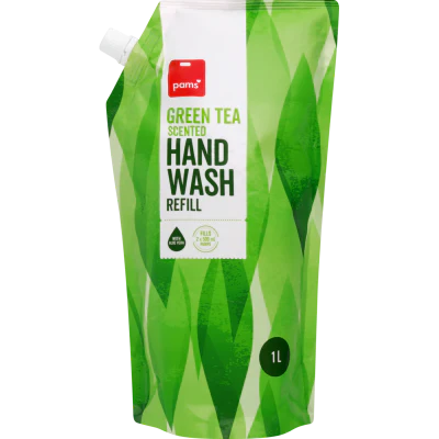 Pams Green Tea Scent Handwash Refill 1l