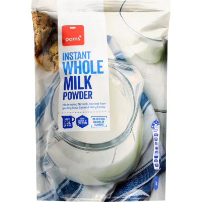 Pams Instant Whole Milk Powder 1kg