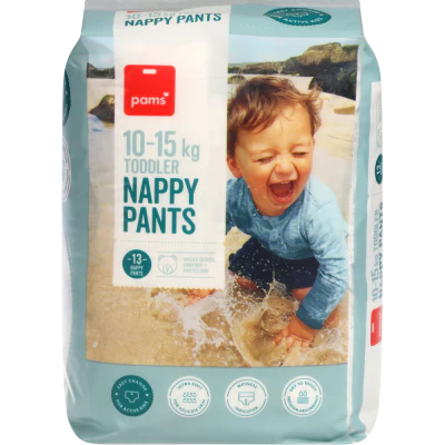 Pams Nappy Pants 10-15kg Toddler 13pk