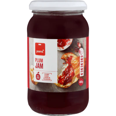 Pams Plum Jam 450g