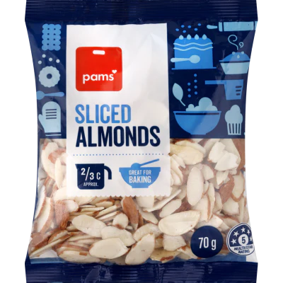 Pams Sliced Almonds 70g