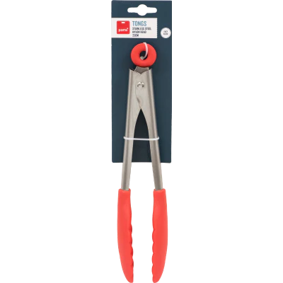 Pams Stainless Steel Nylon Head Tongs 1pk