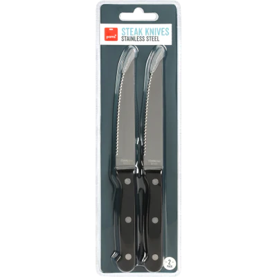 Pams Stainless Steel Steak Knives 1pk