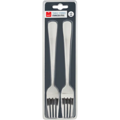Pams Stainless Steel Table Forks 4pk
