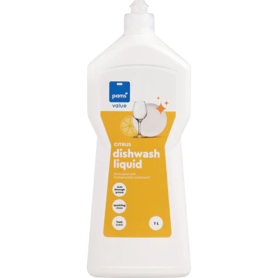 Pams Value Citrus Dishwash Liquid 1l