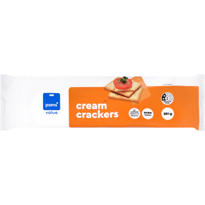 Pams Value Value Cream Crackers 250g