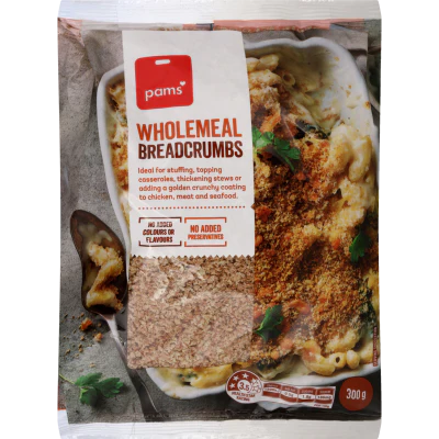 Pams Wholemeal Breadcrumbs 300g