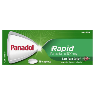 Panadol Rapid Paracetamol 500mg Capsules 16pk