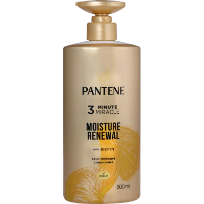 Pantene Pro-V 3 Minute Miracle Moisture Renewal With Biotin Daily Intensive Conditioner 600ml