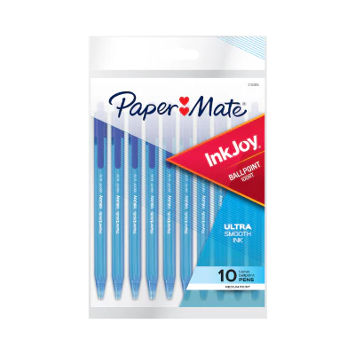 Paper Mate Inkjoy Blue Pens 10pk