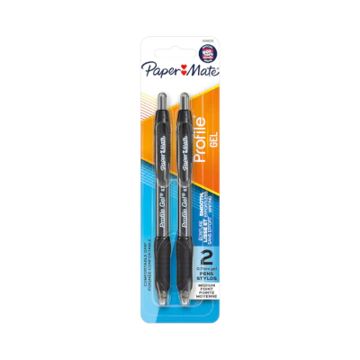 Paper Mate Prolife Gel Blue Pens 2pk