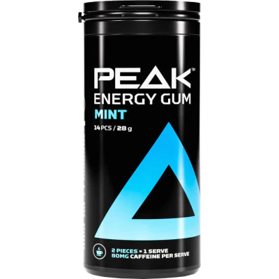 Peak Mint Energy Chewing Gum 28g