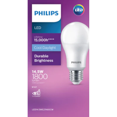 Philips LED Cool Daylight 14.5W 1800 Lumen Screw Bulb 1pk