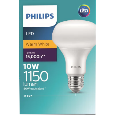 Philips LED Warm White 10W 1150 Lumen Screw Bulb 1pk