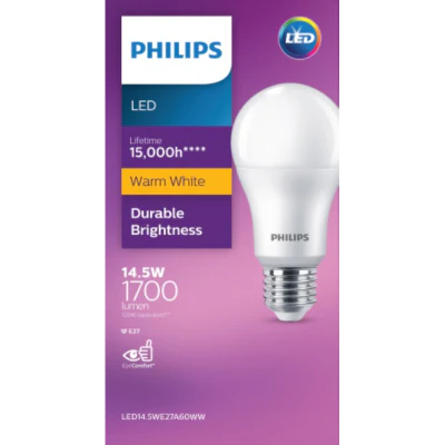Philips LED Warm White 14.5W 1700 Lumen Screw Bulb 1pk
