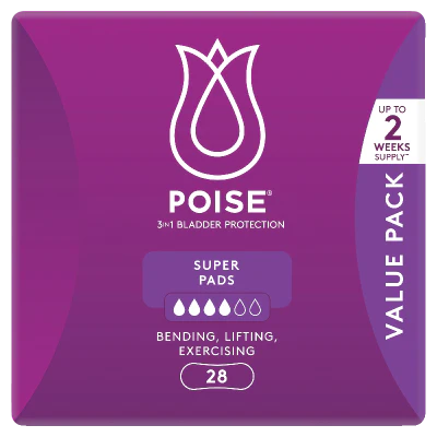 Poise Super Pads 28pk