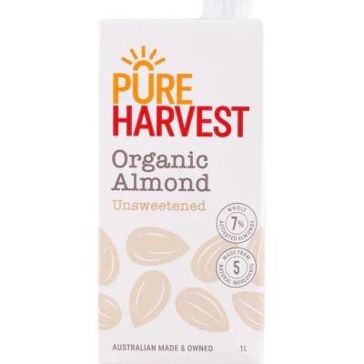 Pureharvest Unsweetened Organic Almond Milk 1l