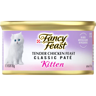 Purina Fancy Feast Kitten Classic Pate Tender Chicken Feast Wet Cat Food 85g