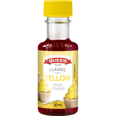 Queen Classic Yellow Food Colour 50ml